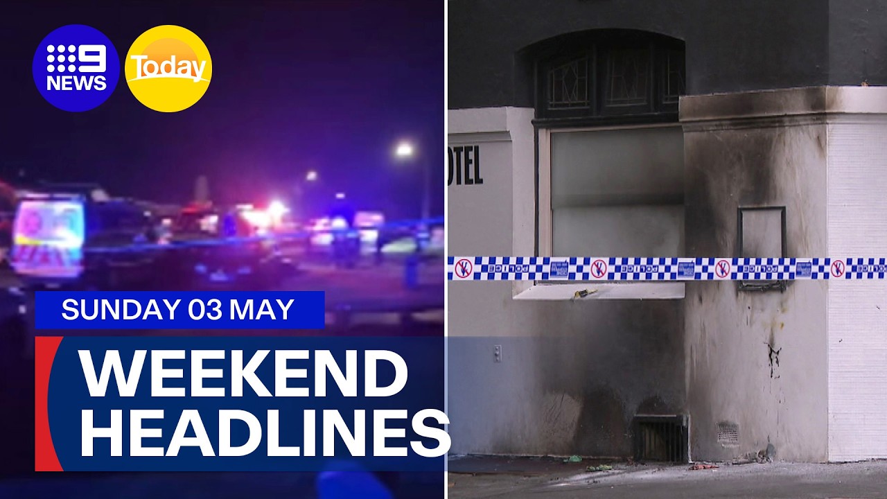Triple murder investigation in Sydney; Two charged over arson attack | 9 News Australia