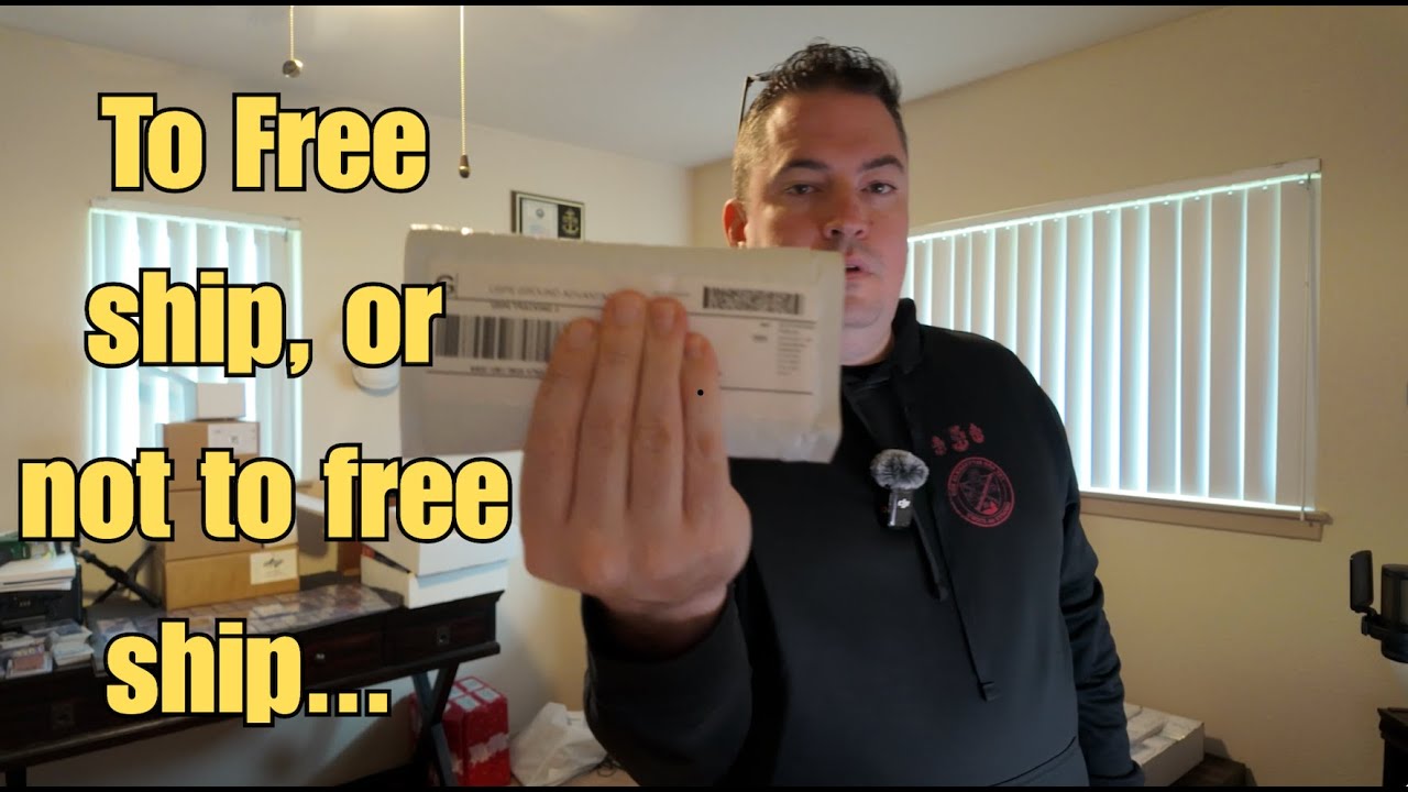 Monday in the Life of a Card Seller - Talking free shipping pros and cons