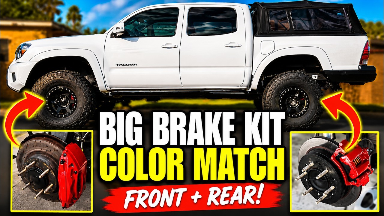 Color Matching The Rear Disc Brake Conversion On My Tacoma!