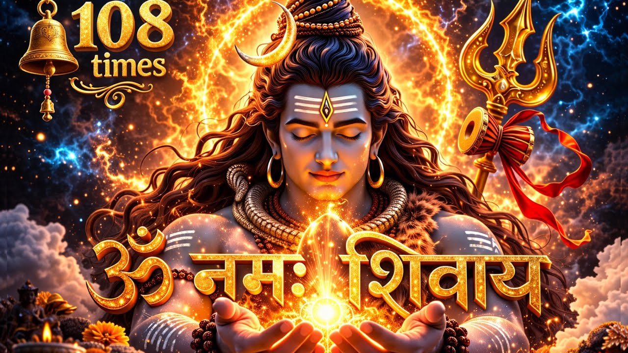 Om Namah Shivay 108 Times | Powerful Shiv Mantra | ॐ नमः शिवाय | Morning Mantra 