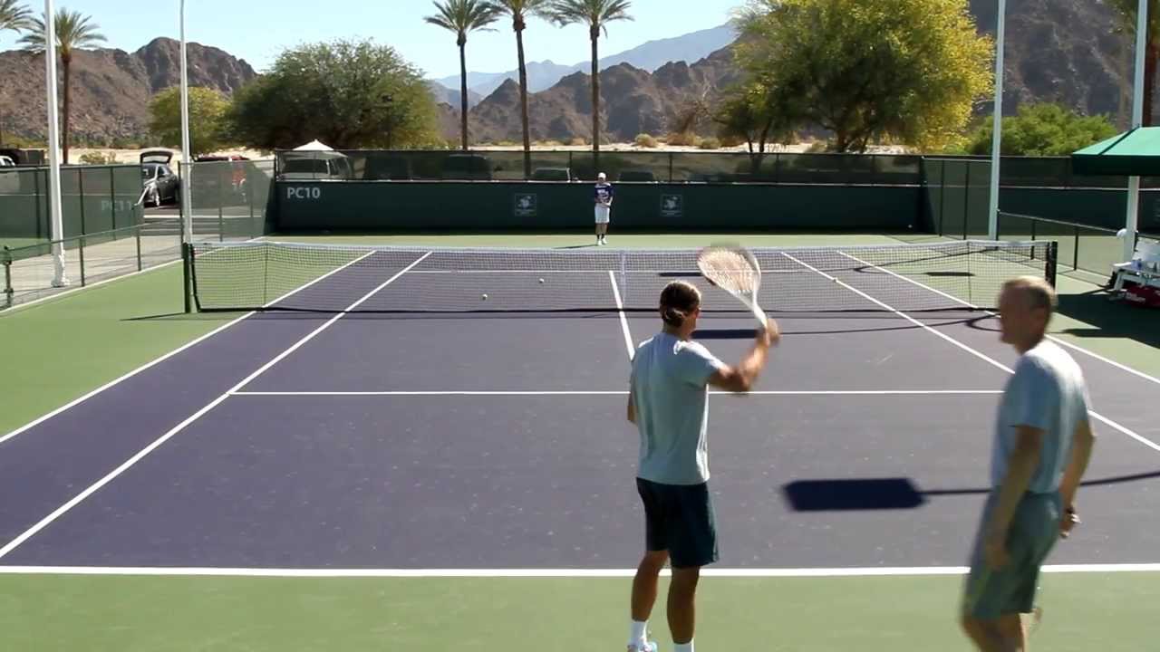 Alexandr Dolgopolov Practice 2014 BNP Paribas Open Indian Wells