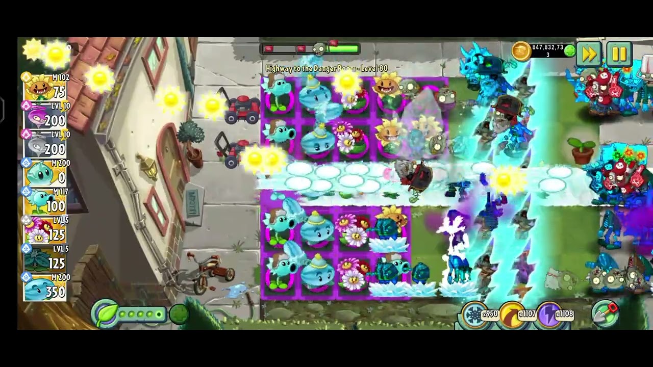 Pvz 2 Highway to The Danger Room lvl 80