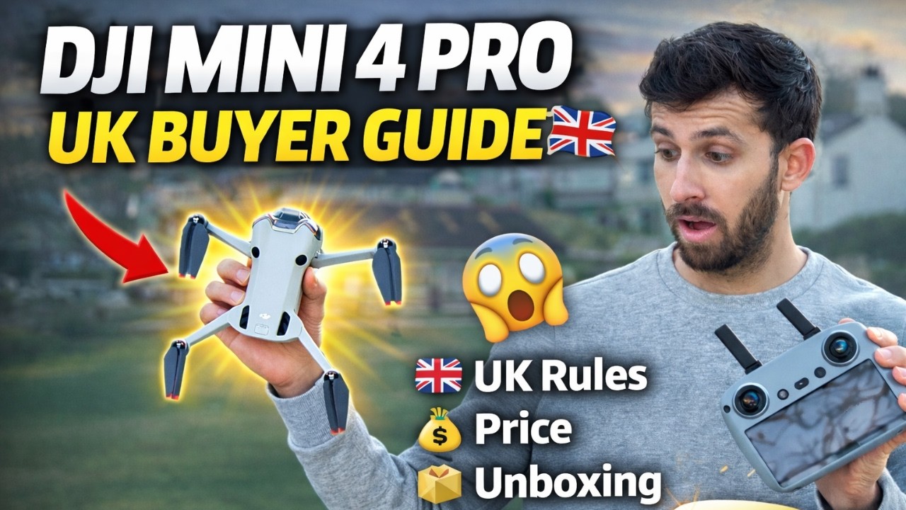 DJI Mini 4 Pro, Unboxing, UK, Flying Rules, Where to Buy, How Much 🇬🇧 #uk #caa
