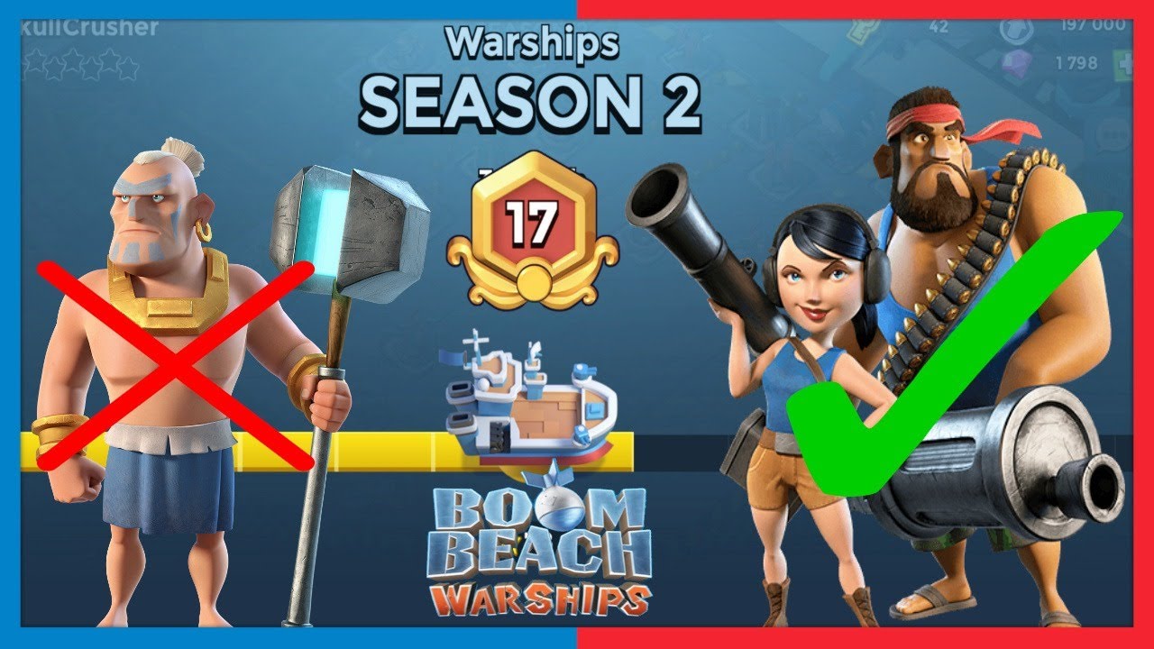 Boom Beach//S2 of WARSHIPS *LIVE*//Warriors or HZ? META*PUSH* RANK 17