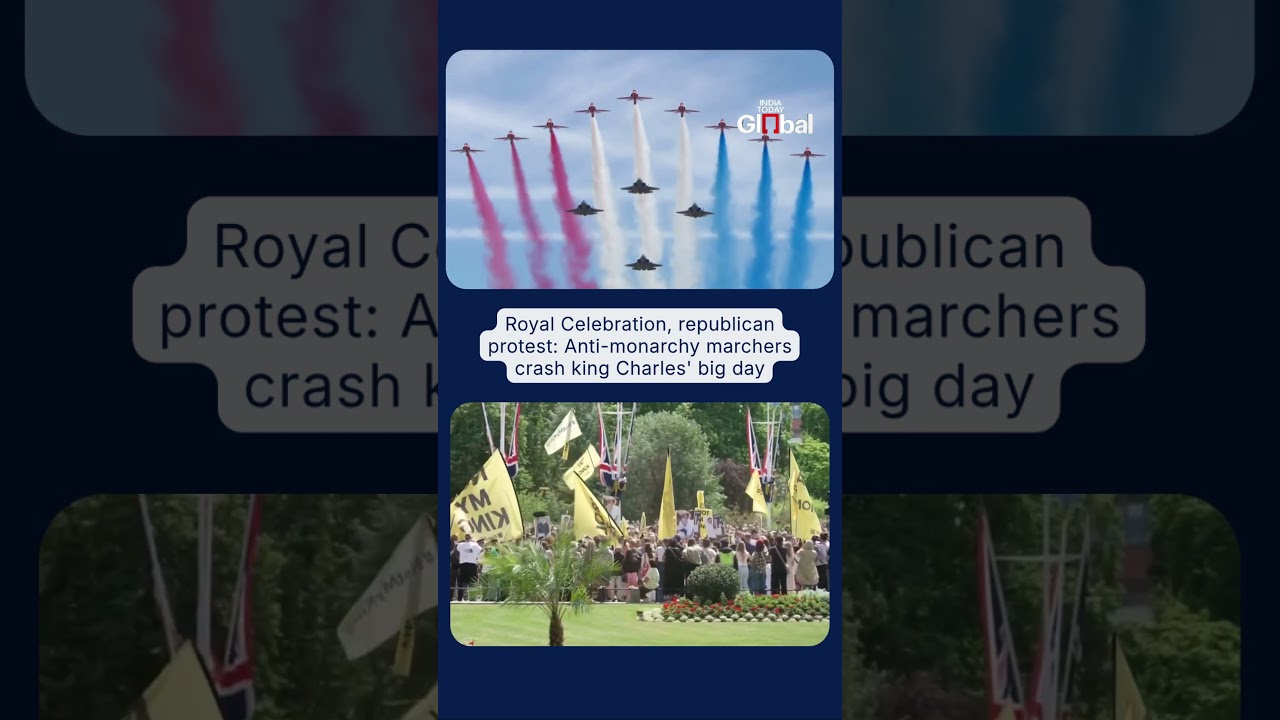 King Charles Birthday Parade Overshadowed By Anti Monarchy Protests | 'Trooping The Colour' Debate