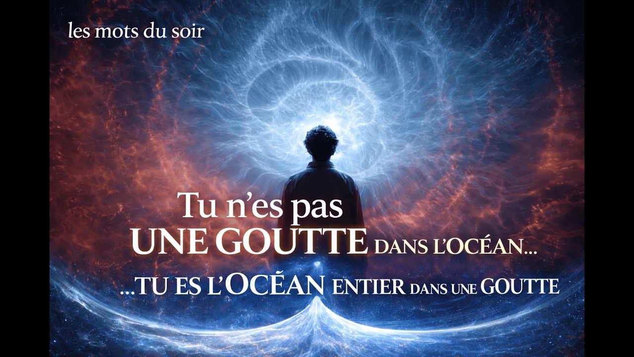 🌊Tu n’es pas une goutte dans l’océan .Tu es l’océan entier dans une goutte #meditation #motivation