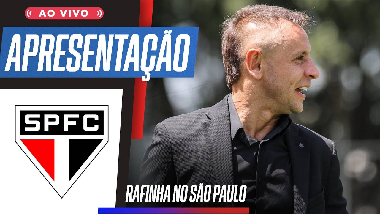 SÃO PAULO AO VIVO: RAFINHA É APRESENTADO COMO NOVO GERENTE ESPORTIVO DO CLUBE