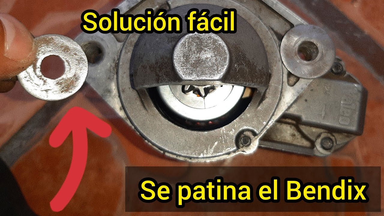 Bendix se patina, Ruido motor de arranque al encender el motor ( Solución )