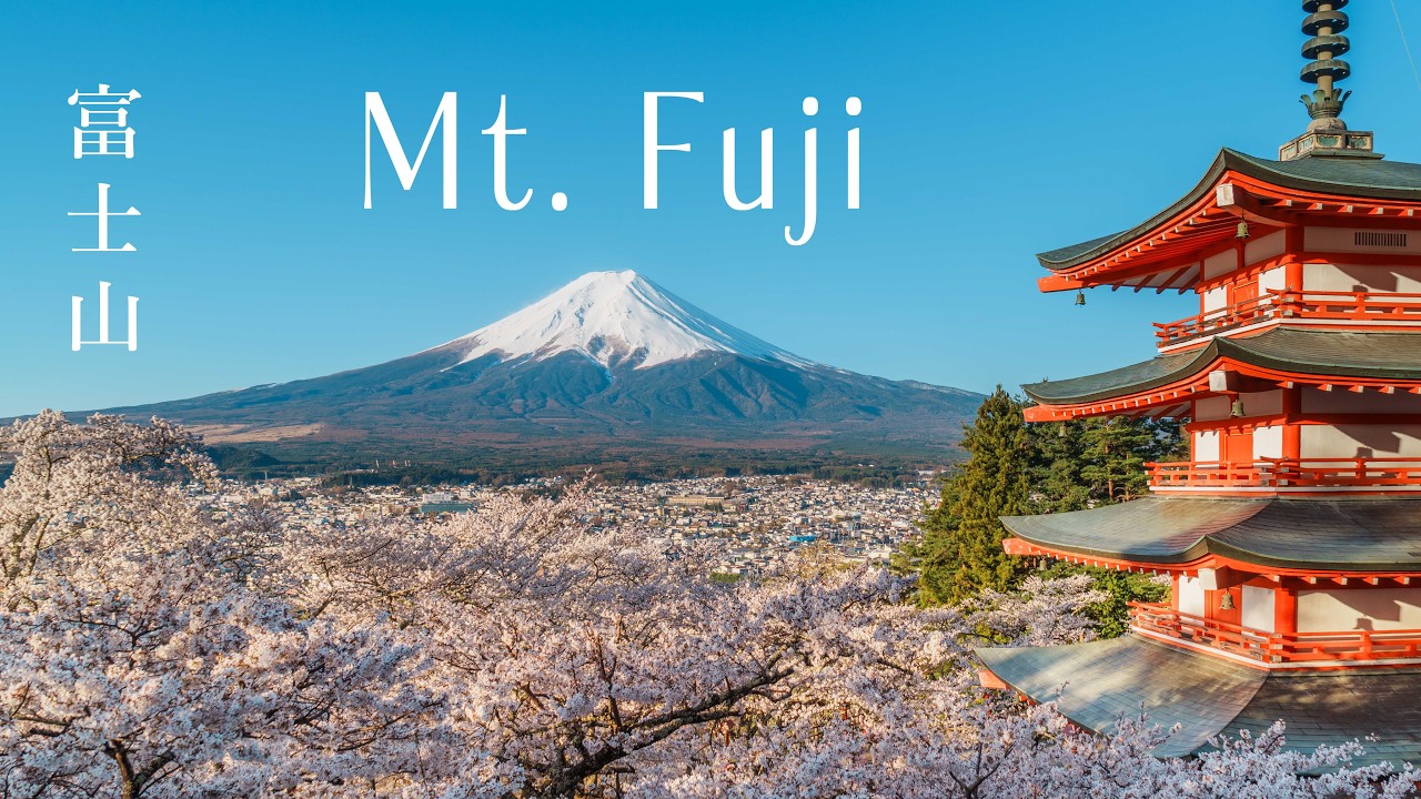 Mount Fuji & Kawaguchiko in Cherry Blossom Season 🌸 富士山 🇯🇵 Japan Travel vlog