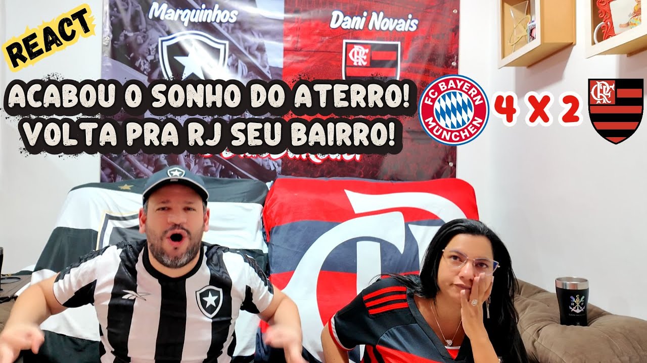 React do fim do sonho do Flamengo que perde por 4X2 para Bayern München é dar adeus ao Super Mundial