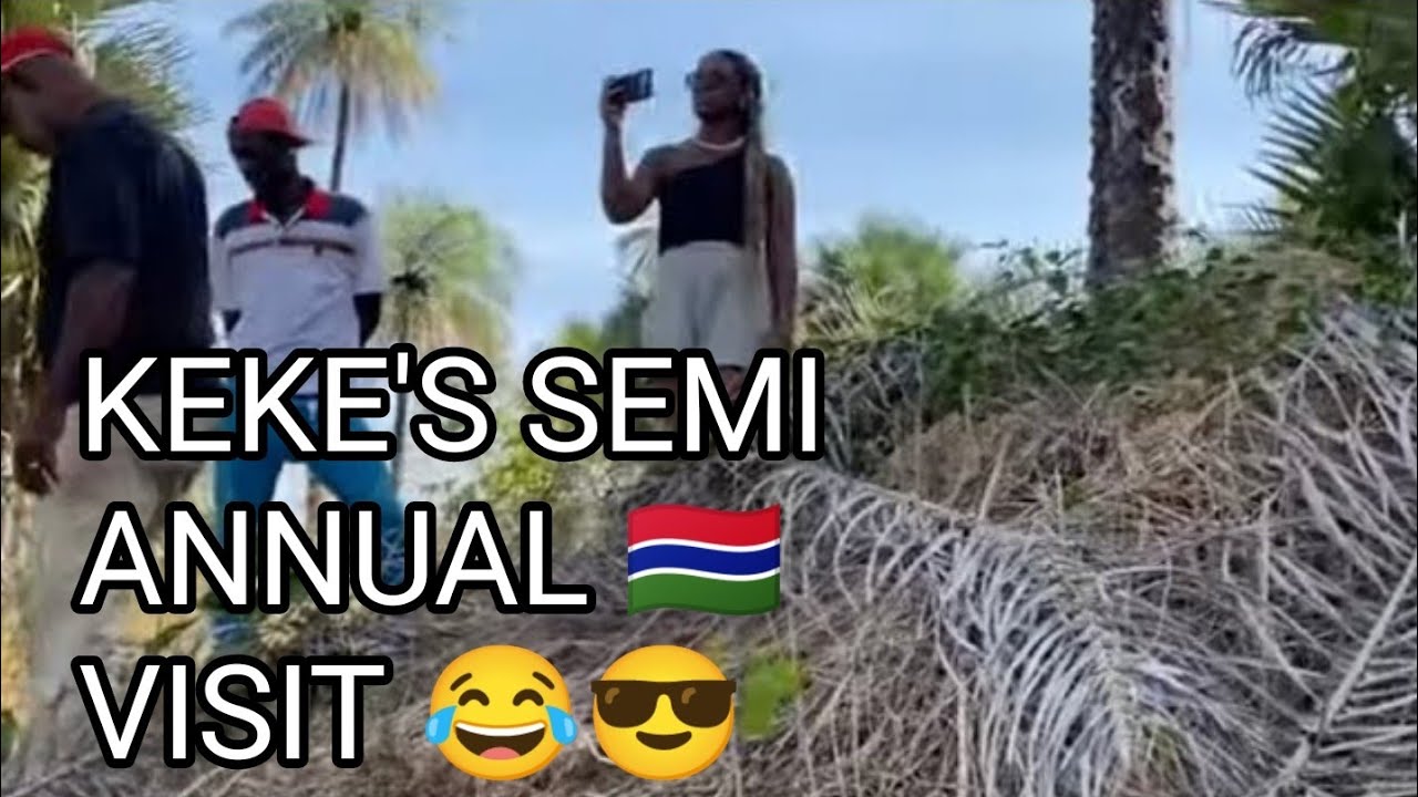 Keke's semi-annual visit to Black Acres of The Gambia