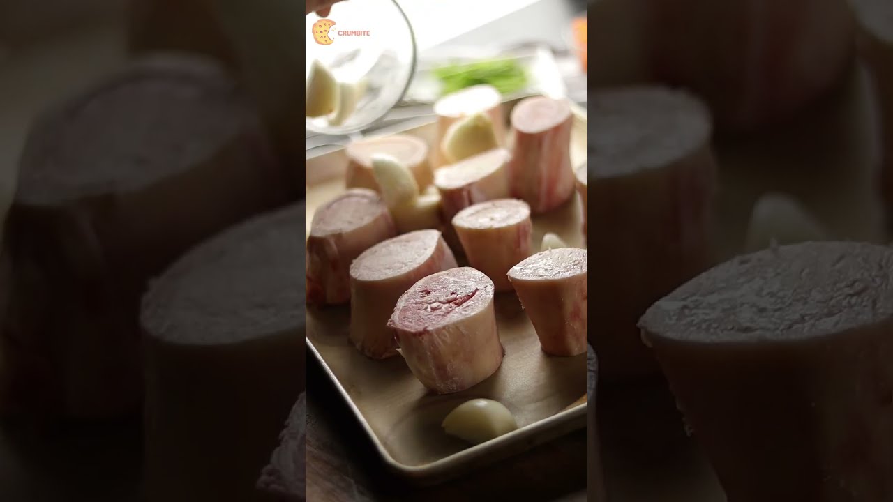 شوربه مرق العظام الغنيه كولاجين طبيعي  | ماء الذهب ‼️Bone Broth