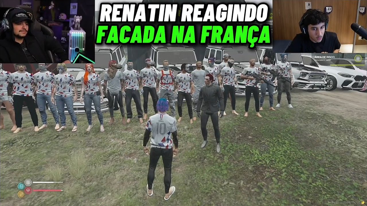 RENATIN REAGINDO CONNOR CONTRATANDO FACADA E FALOU SOBRE O ELENCO DA FRANÇA E LA7