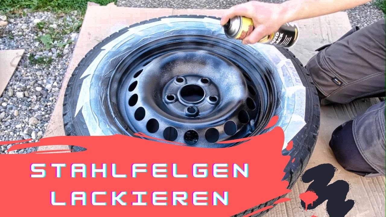 So lackiere ich Stahlfelgen einfach und günstig selbst