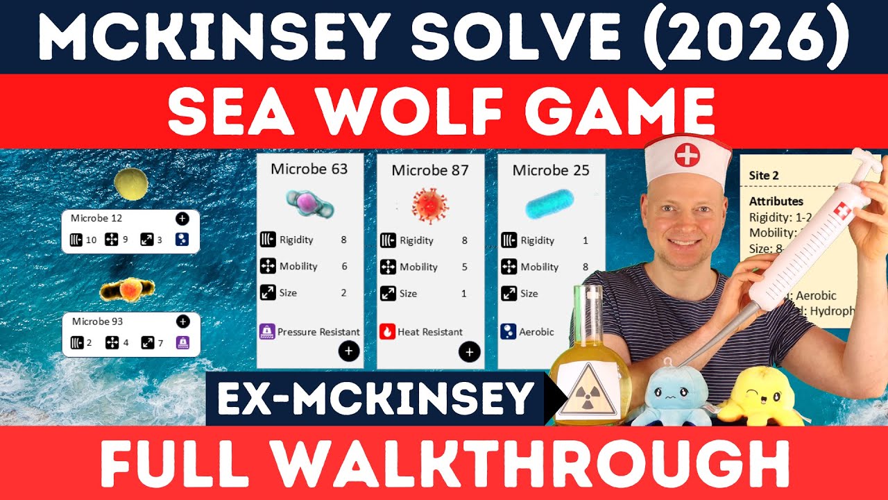 McKinsey SOLVE (2026): Sea Wolf Game | Full Walkthrough & Interactive Practice
