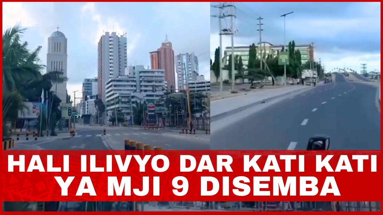 VIDEO: HALI ILIVO JIJI LA DAR ES SALAAM BARABARA NI NYEUPE MAENEO YA KATI KATI YA JIJI