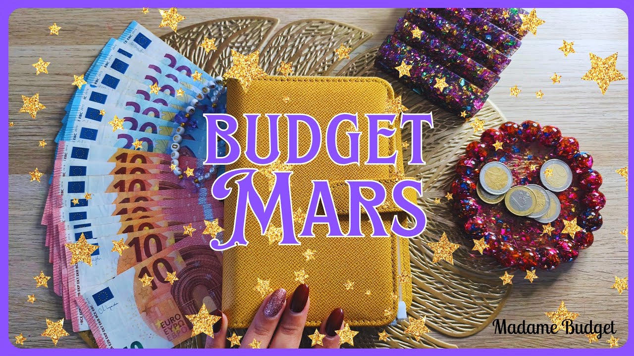 🍄 BUDGET MARS + REMPLISSAGE 🍄 MÉTHODE DES ENVELOPPES