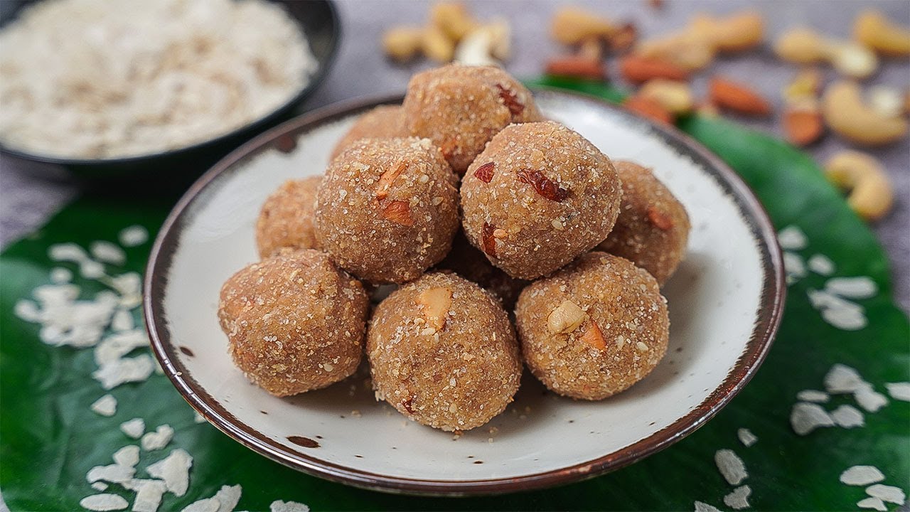 10 Mins Poha Ladoo Recipe Without Sugar | Aval Laddu Recipe | Yummy