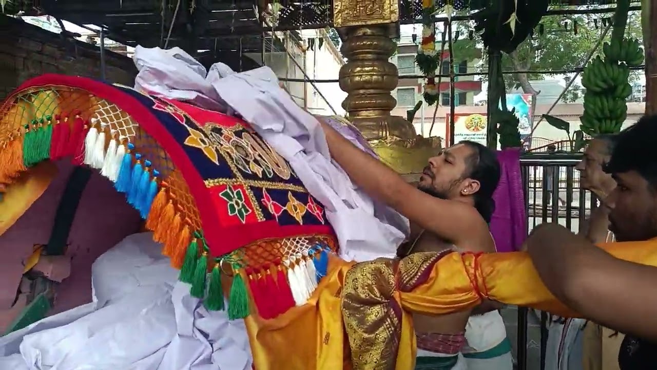 ஶ்ரீ சக்ரபாணி ஸ்வாமி திருக்கோயில் இன்று மாசி மகம் பெருவிழா கொடியேற்றம் கும்பகோணம் 