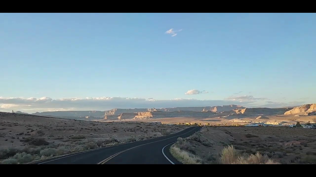 Autumn afternoon at Lake Powell, Glen Canyon National Recreation Area 