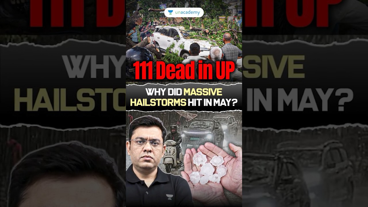 Why Deadly Hailstorms Hit North India in May? | Western Disturbance Explained | Mukesh Jha UPSC