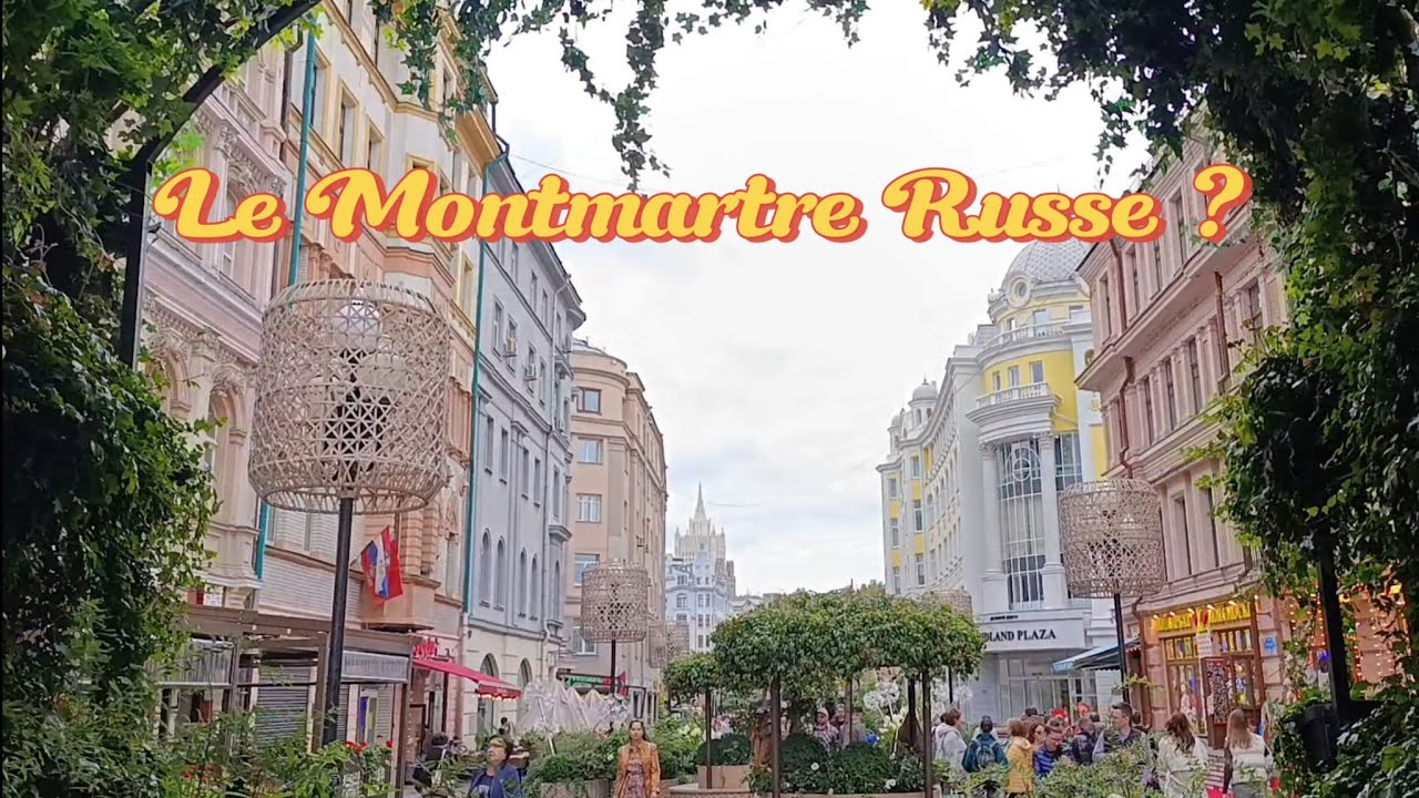 La rue la plus célèbre de Moscou 😍 Un Montmartre Russe ? 🇷🇺 