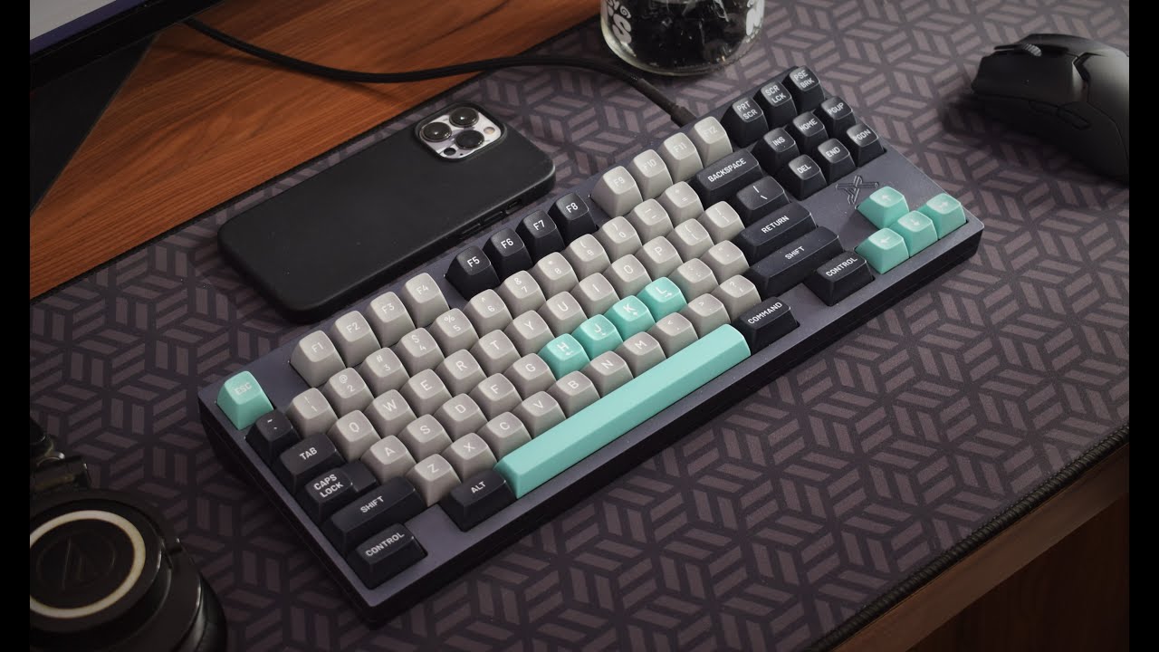 CherryB Freyr Sound Test | Brass plate and Kailh BOX Pink switches