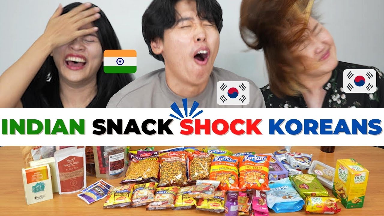 Koreans DON'T believe that even kids in India eat this! But it's true XD