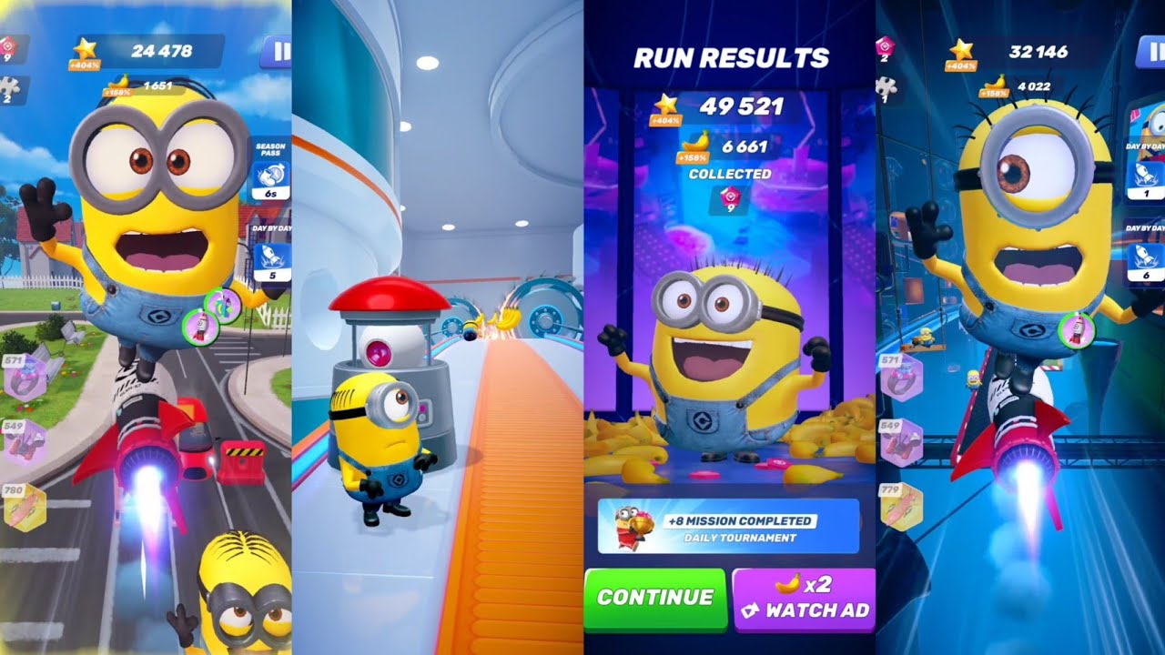 Classic Overalls vs Carl vs Jerry vs Mel | New Minion rush |