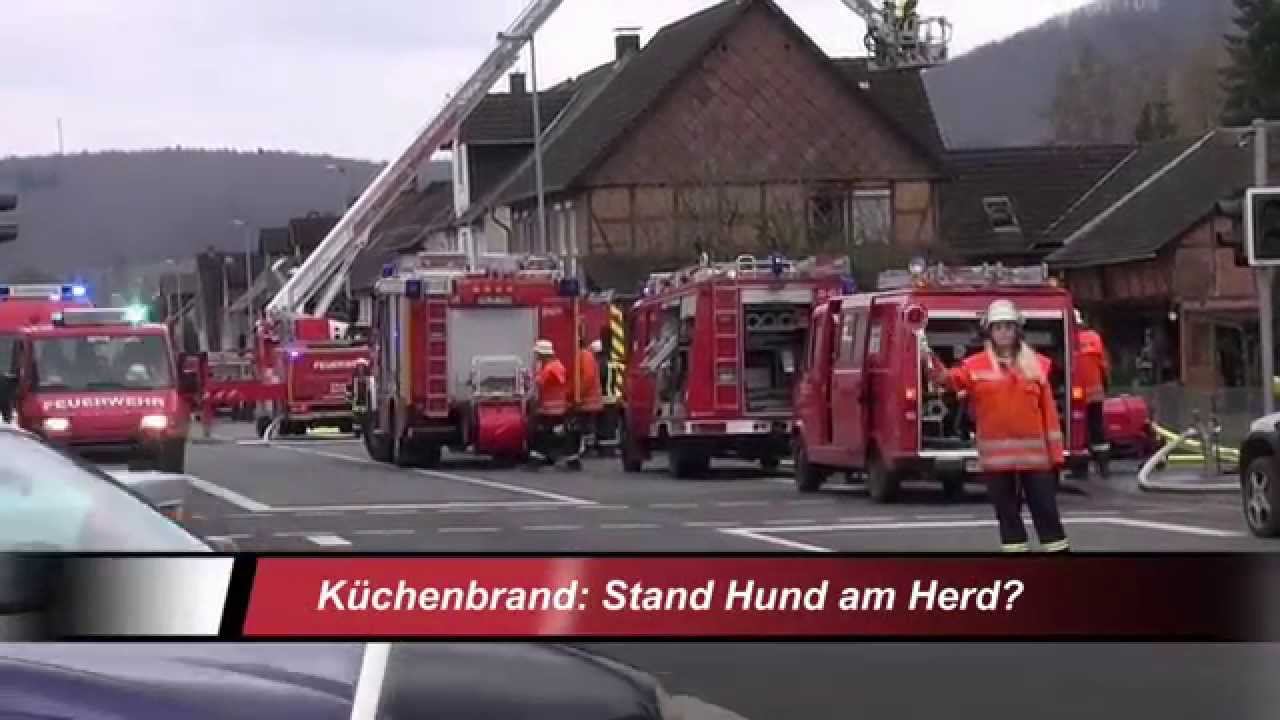 Küchenbrand: Stand Hund am Herd?