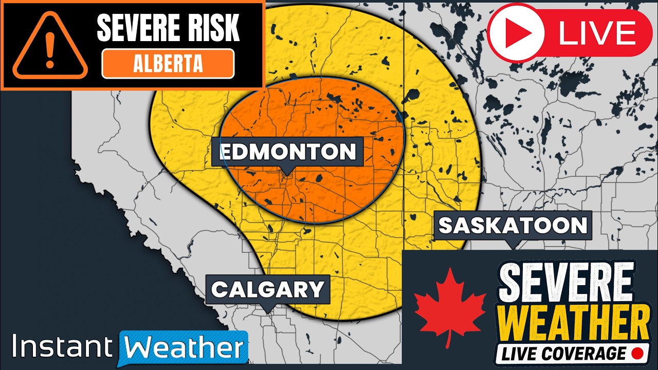 🔴 LIVE | ⚡️ Canada&rsquo;s Severe Weather Coverage: Alberta (Sat, Jul. 25, 2026)