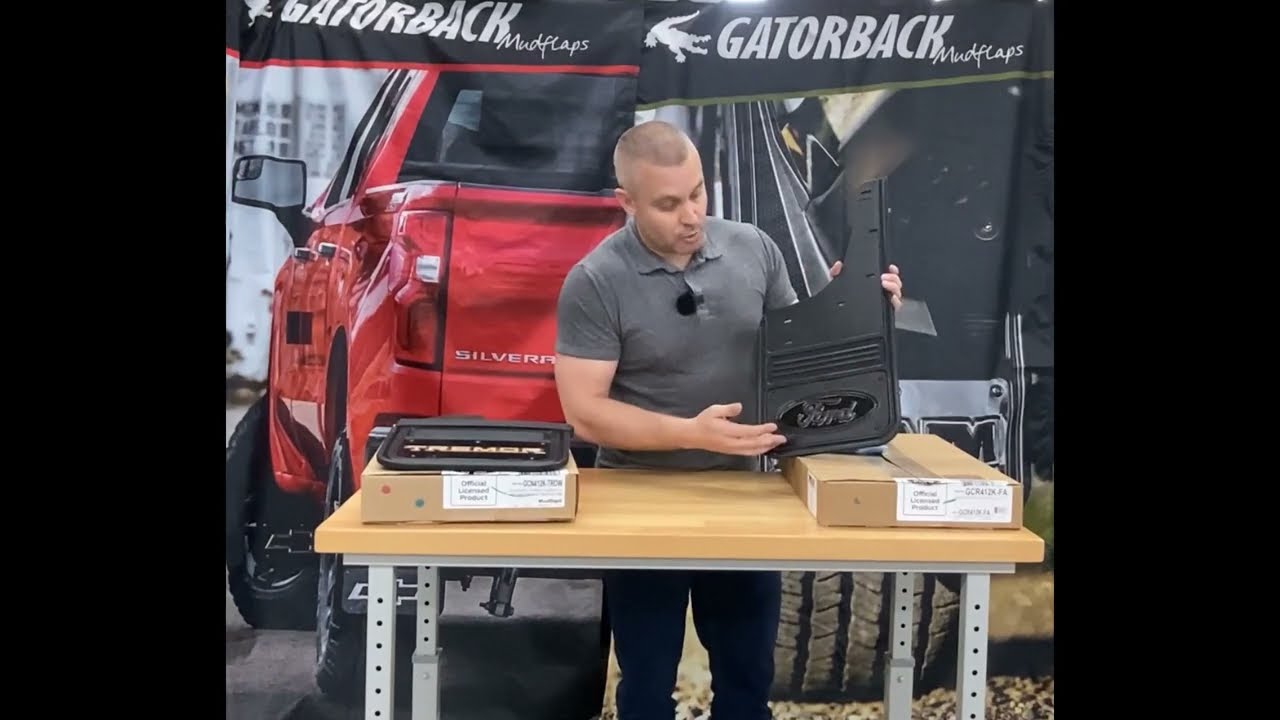 Gatorback Mud Flap options for a 2023 and newer Super Duty trucks