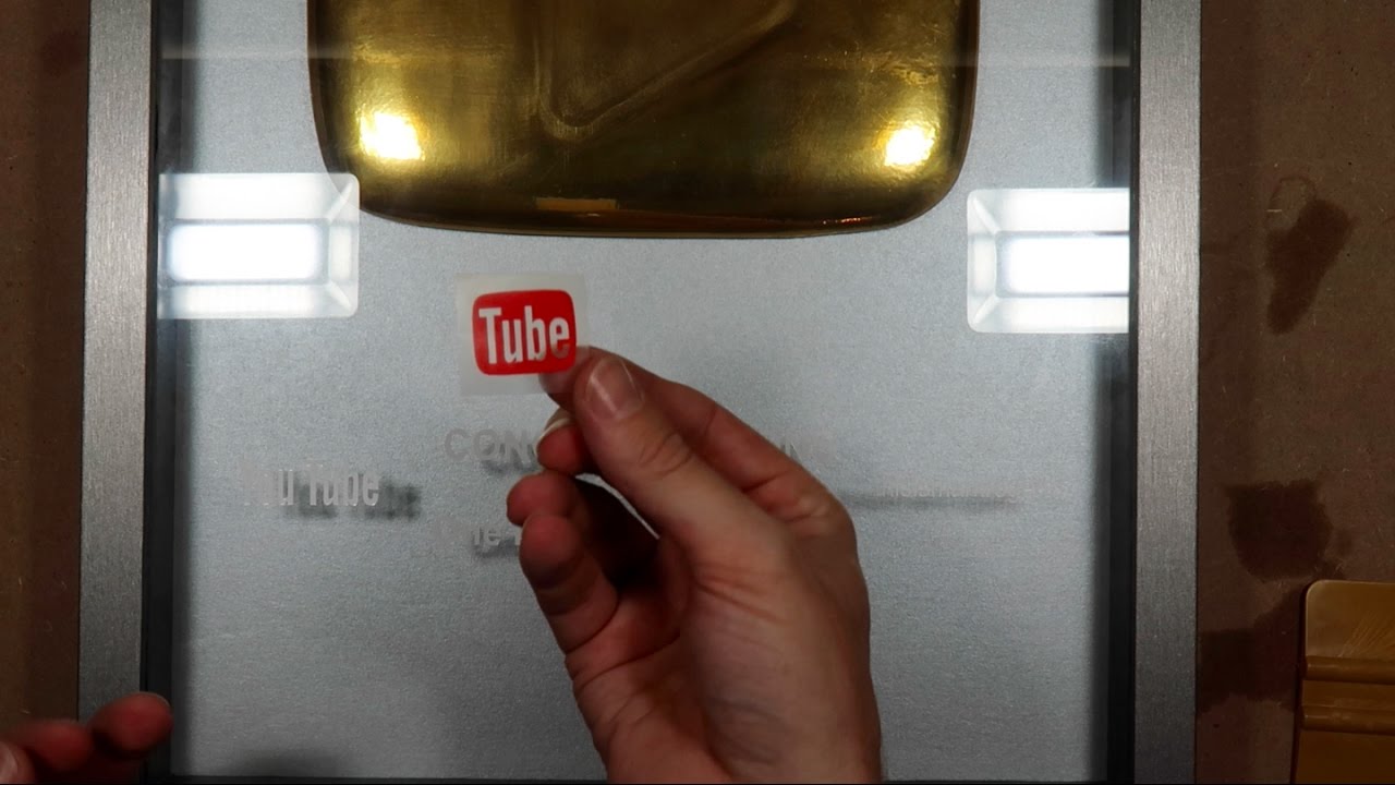 Making a Gold YouTube Play Button Pt 4: Framing our button (final ep)