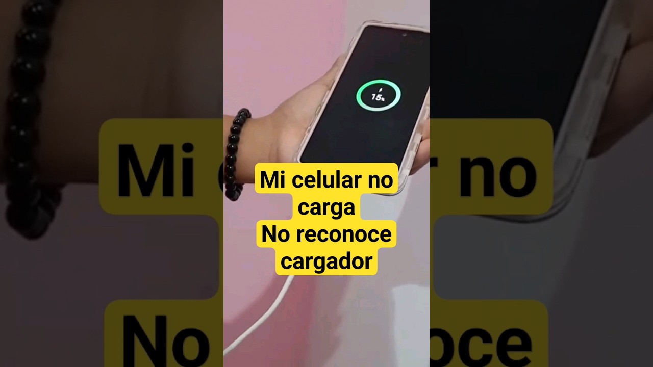 Mi celular no carga ni reconoce cargador soluci&oacute;n
