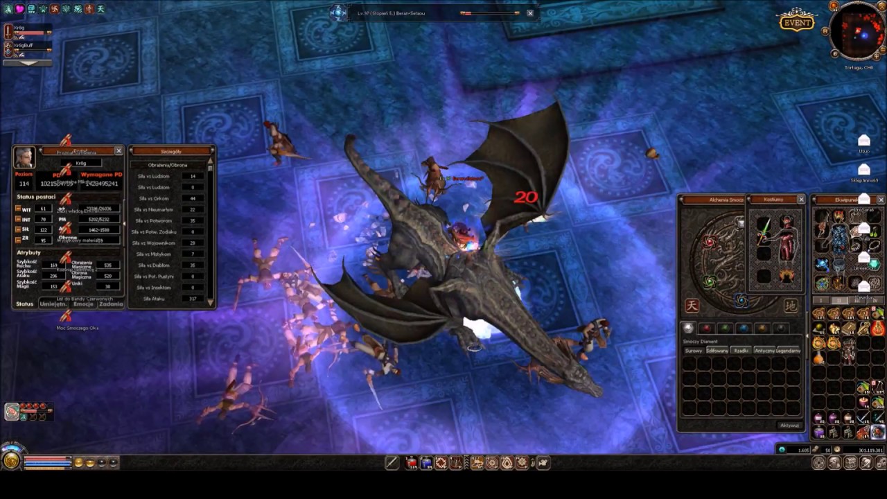Metin2.pl Tortuga #Sura BM vs NOWY Beran-Setaou (smok)