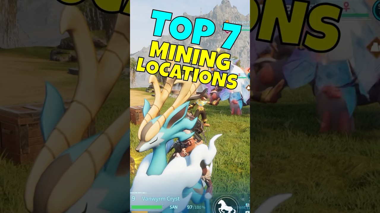 Palworld - 7 BEST Mining Base Locations in 1 Minute | Palworld Guide