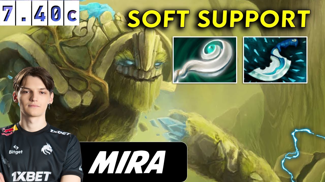 Mira Tiny Soft Support - Dota 2 Patch 7.40c Pro Player Gameplay