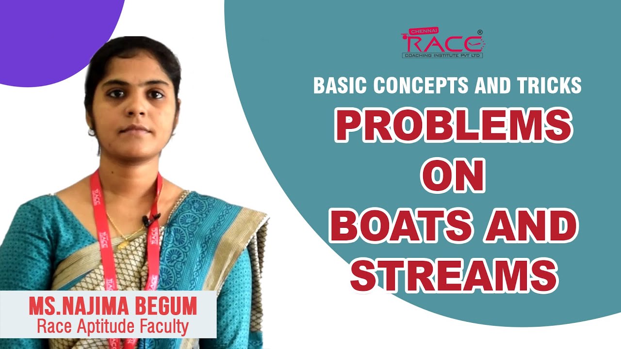 Problems on Boats and Streams | Basic Concepts and Tricks | Aptitude | Ms.Nazima