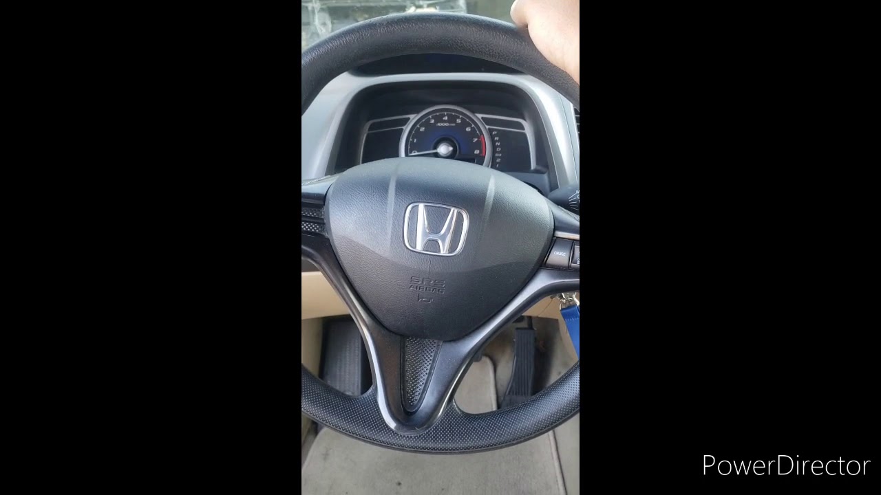 Неисправность датчика температуры в Honda Civic.