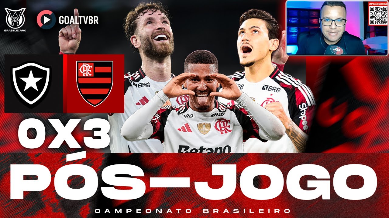 🔴AO VIVO: FLAMENGO AMASSA o BOTAFOGO! E segue sendo apenas um BAIRRO do Rio! 😂🔥