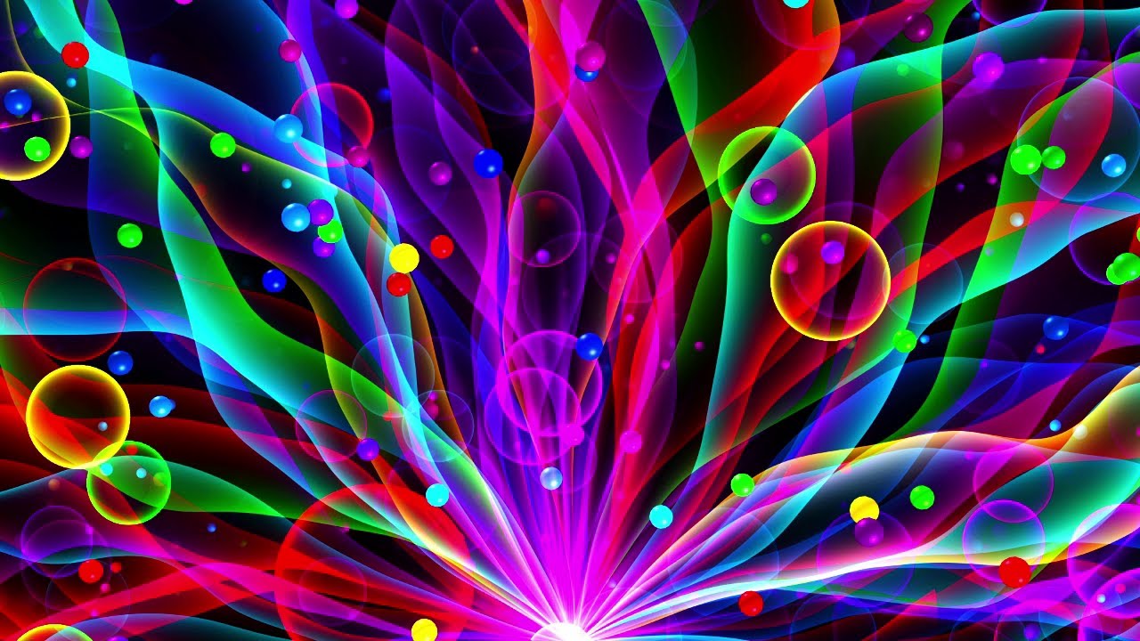 4K Screensaver | Colorful Background Light Waves – Holiday & Day Off Visuals | 8 Hours (No Sound)