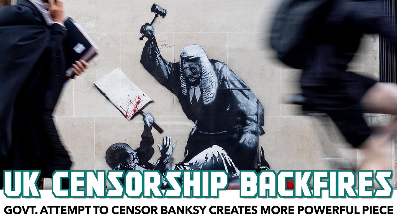 UK's Attempt To Censor Banksy Backfires, Creating More Powerful Piece