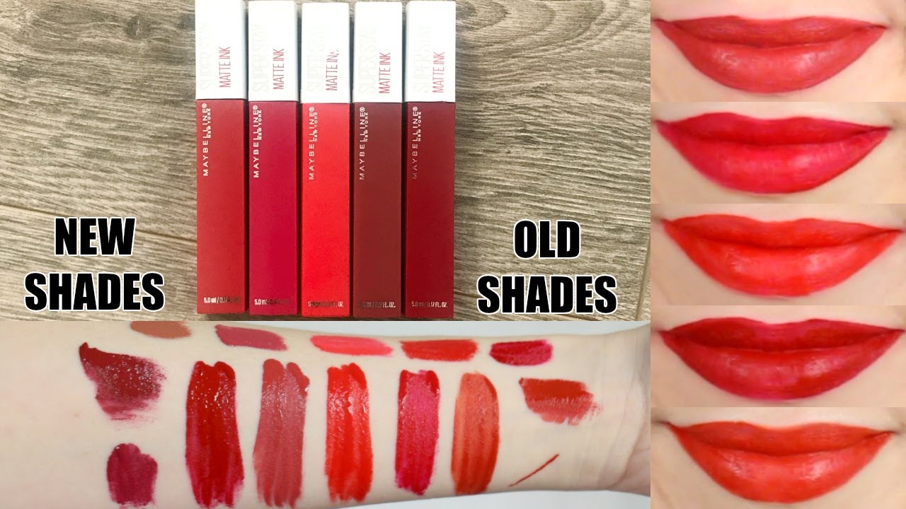 Жидкая помада Maybelline SuperStay Matte Ink || Образцы для губ Spiced Edition