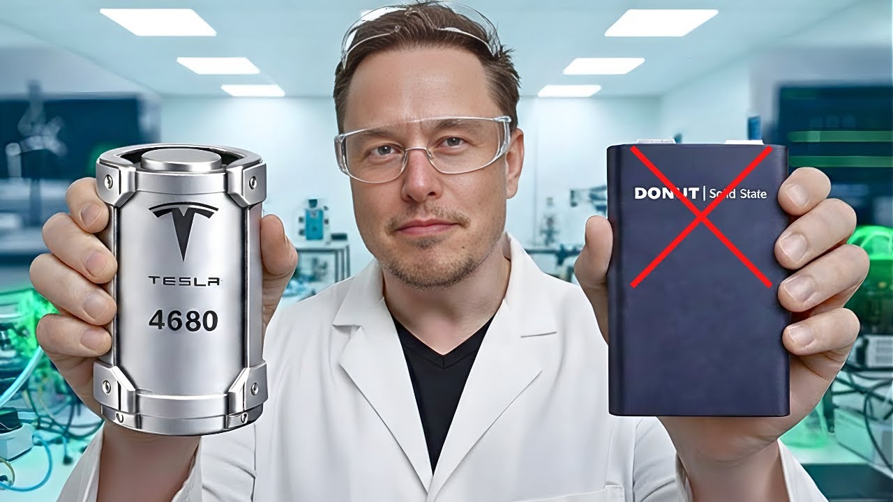 Tesla 4680 DESTROYS Donut Lab's Superior Solid-State! Here's The Truth!