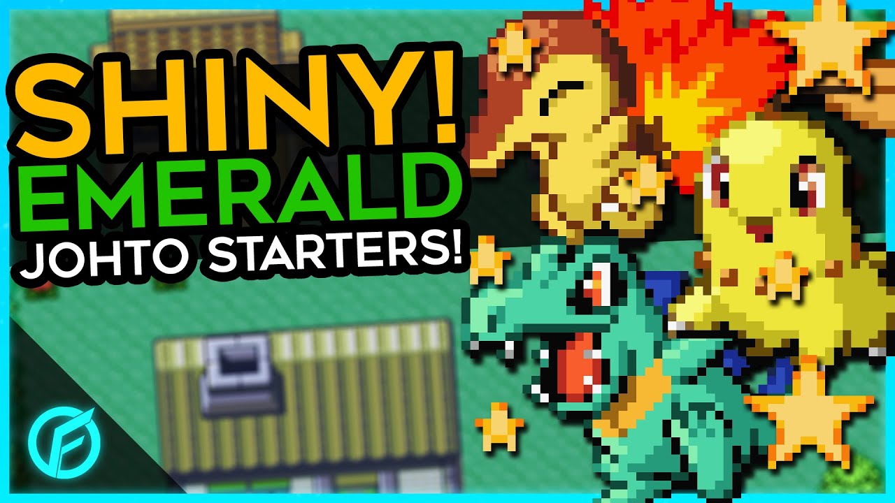 SHINY! Cyndaquil, Totodile & Chikorita in Pokemon Emerald!