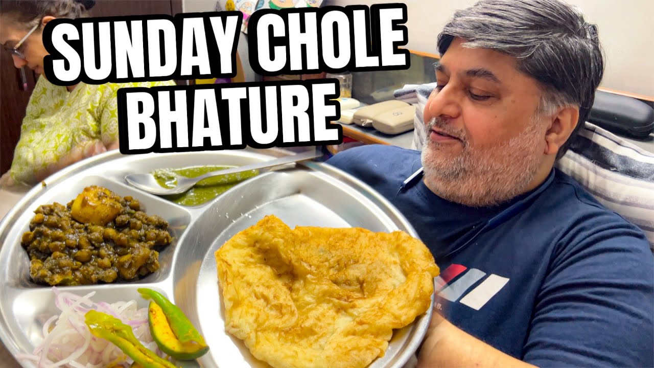 Sunday Matlab Chole Bhature !!