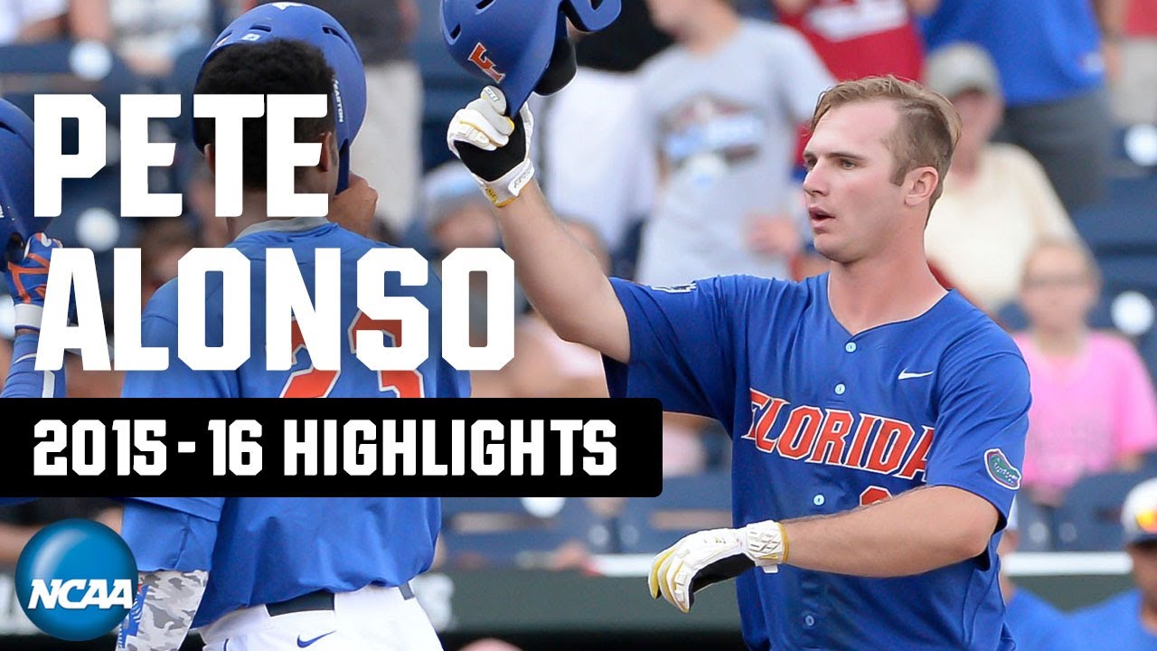 Pete Alonso: Top highlights from CWS & NCAA tournament