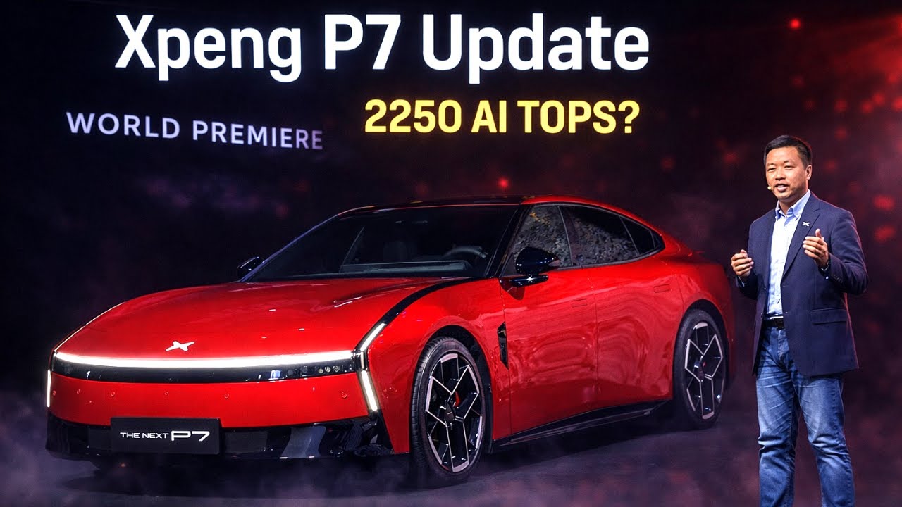 Обновление XPeng P7 изменило всё: теперь мощность ИИ составляет 2250 TOPS.