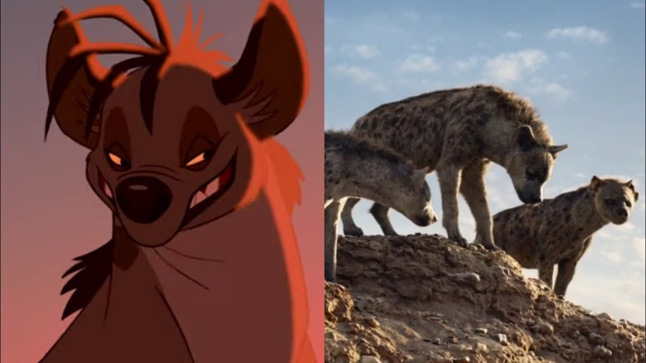Король лев:Симба убегает от гиен.1994/2019.