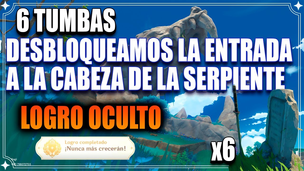 UBICACIÓN de las 6 TUMBAS y ENTRAMOS a La Cabeza de la SERPIENTE! Genshin Impact 2.0 Inazuma